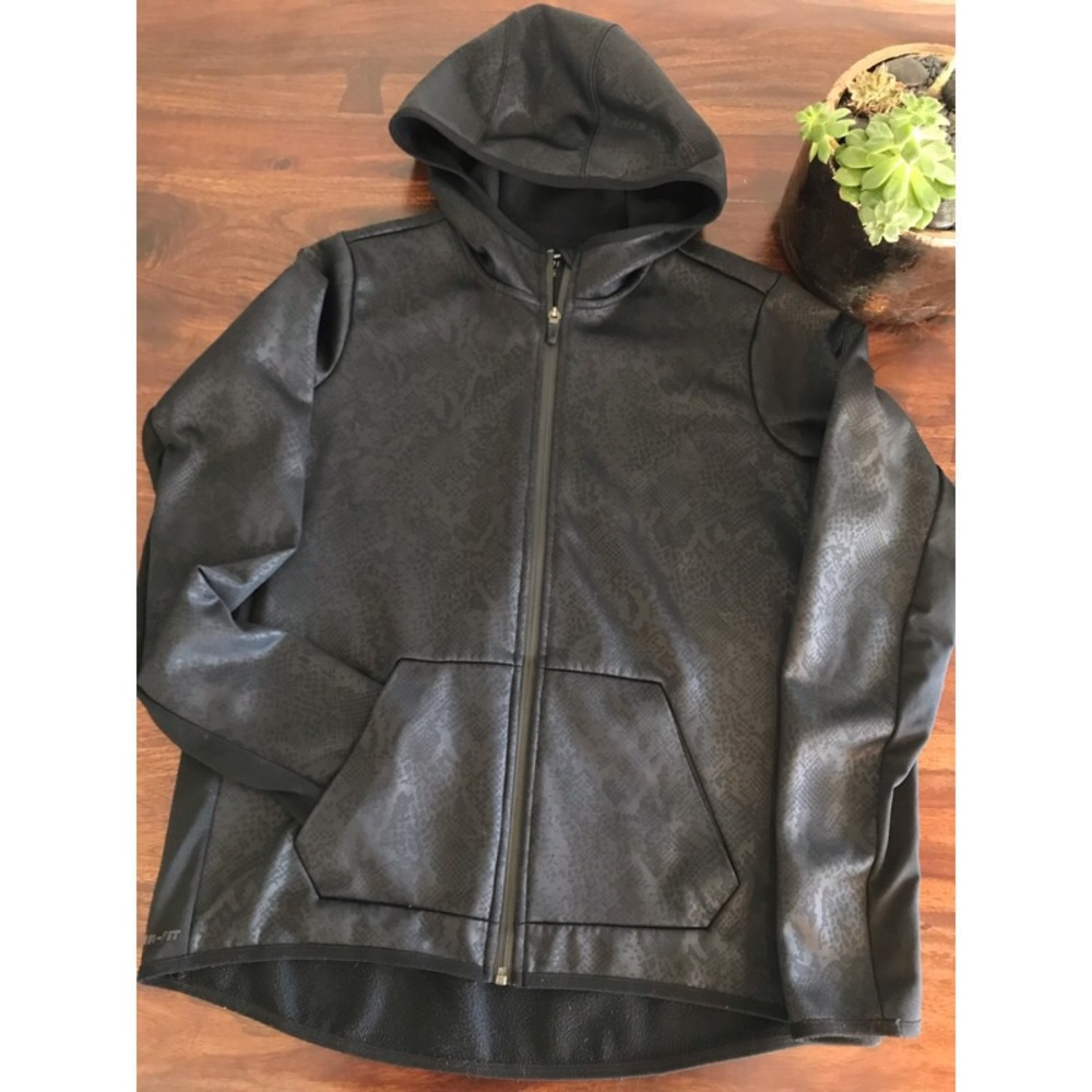 Nike thermal fit, python print, zip up hoodie